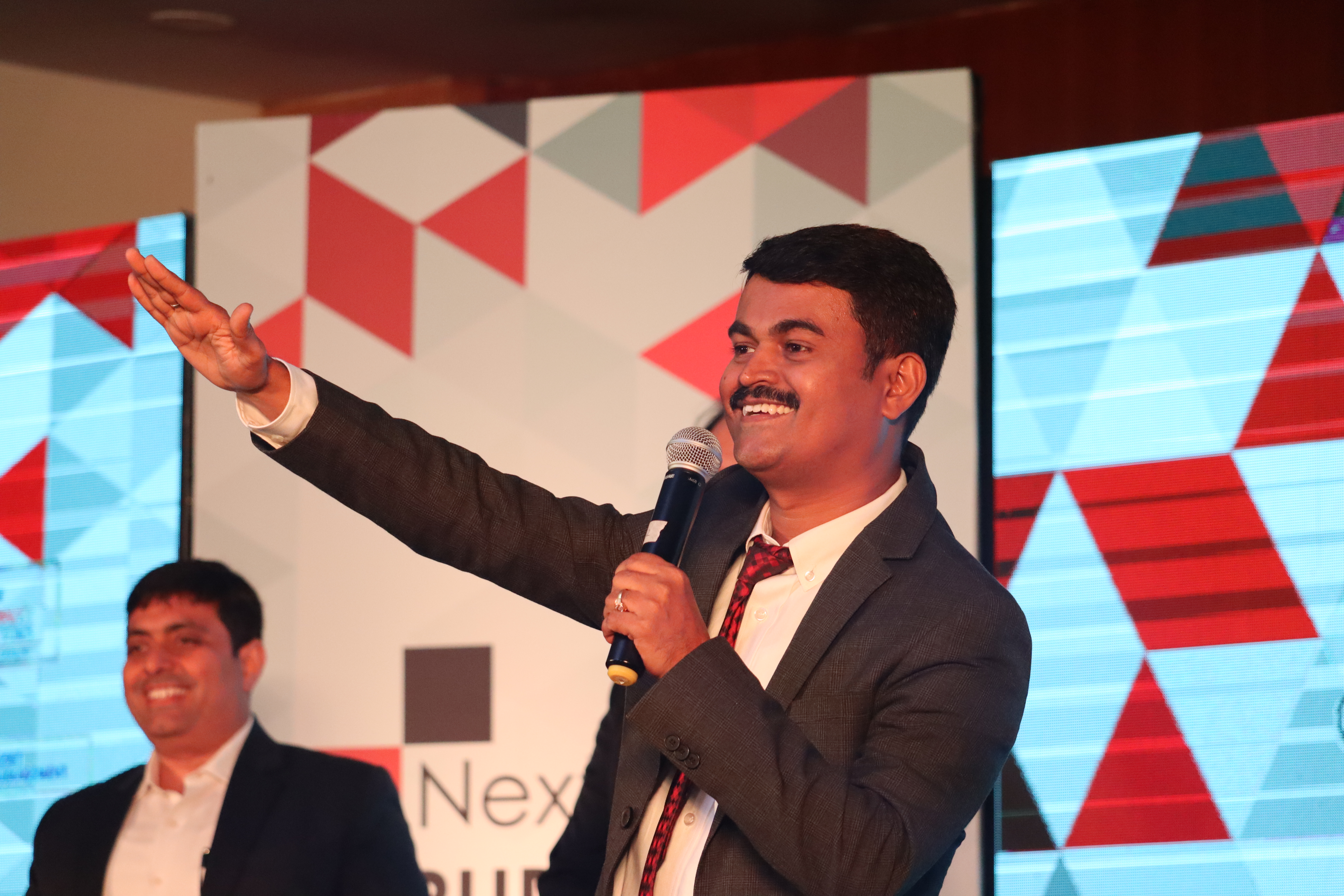 Puttaswamy on stage